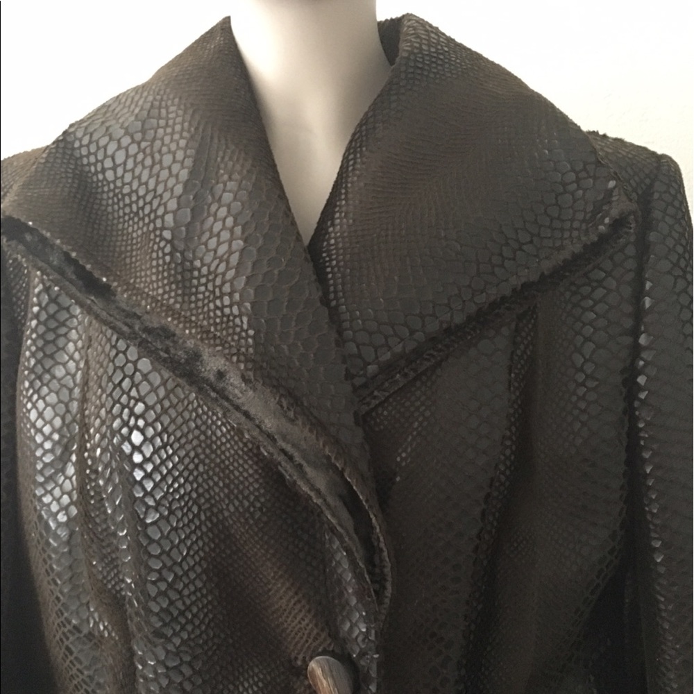 Vintage GIORGIO ARMANI Woman's Leather Jacket